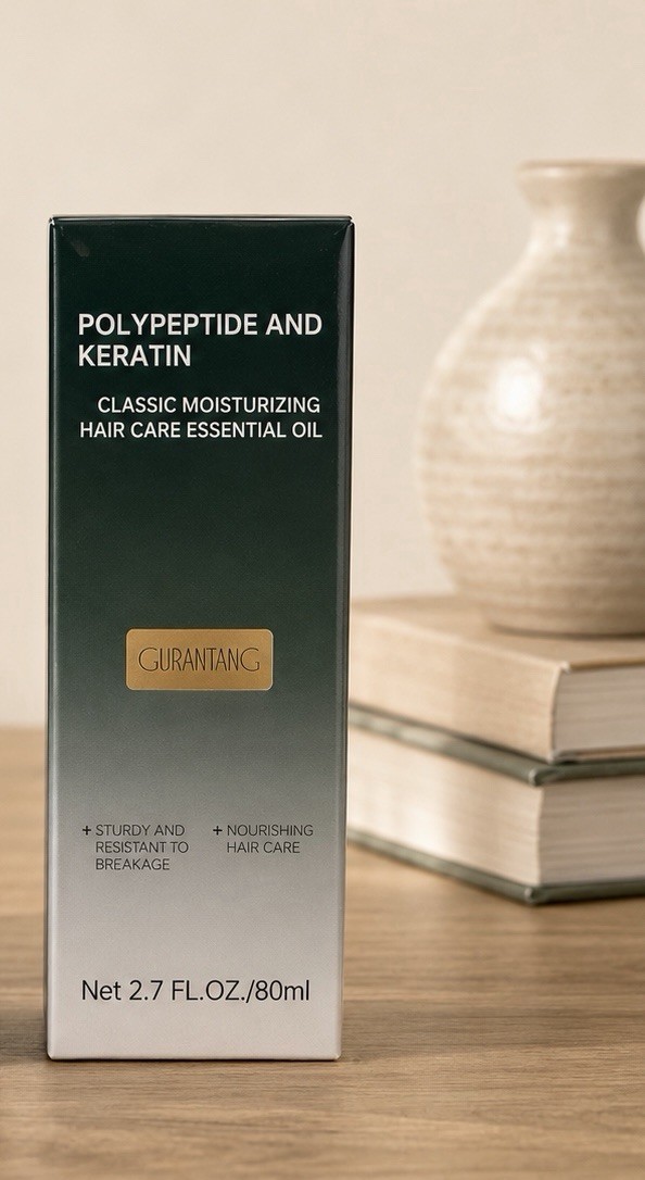 GURANTANG Polypeptide + Keratin Hair Essential Oil – Moisturizing – 2.7 fl oz