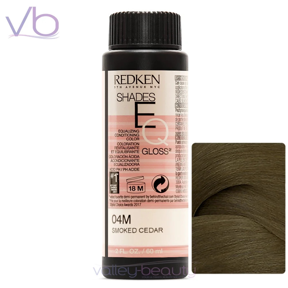 Shades EQ Color Gloss 04M – Smoked Ceder , 2 Oz Hair Color