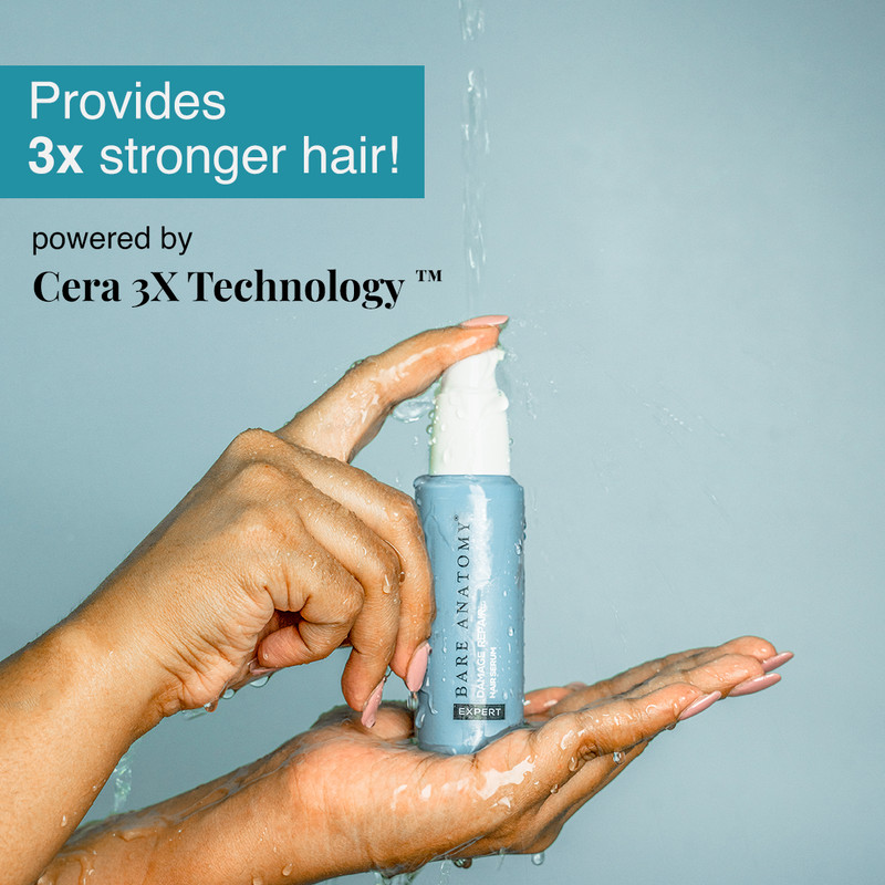 Bare Anatomy Damage Repair Hair Serum, Cera3x Technology | 3x Hair Strengthening