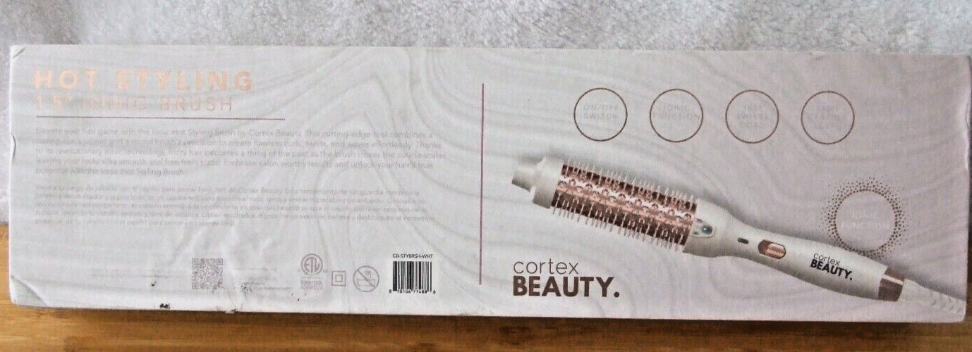 New Cortex Beauty Hot Styling 1.5” Ionic Brush Made in China