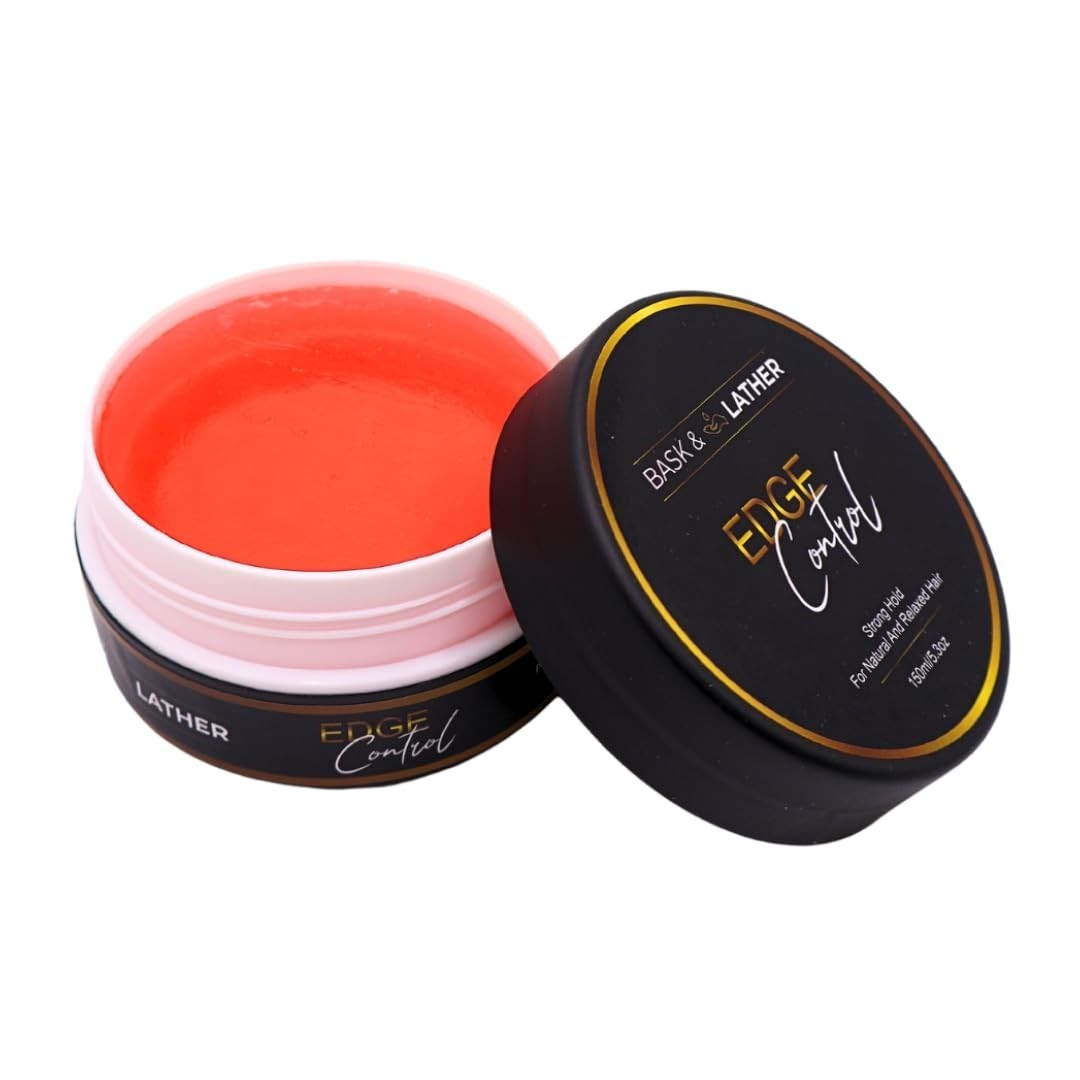 Strong Hold Edge Control Gel with Castor Oil, NonGreasy, NonFlaking, No White…
