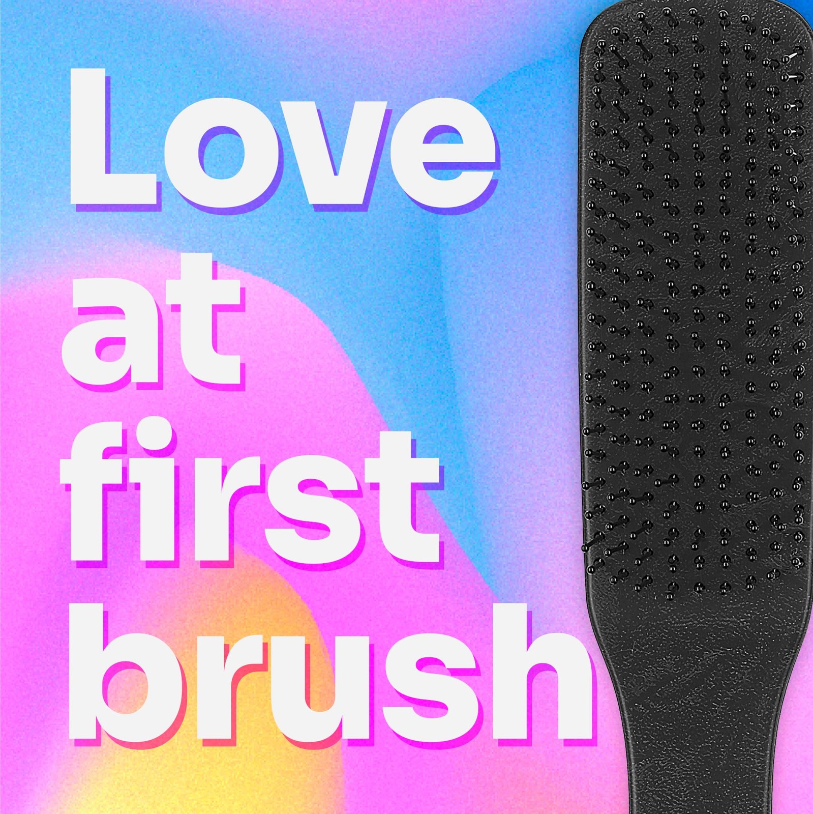 Men’s Detangler Hair Brush with IntelliFlex Bristles for All Hair Types