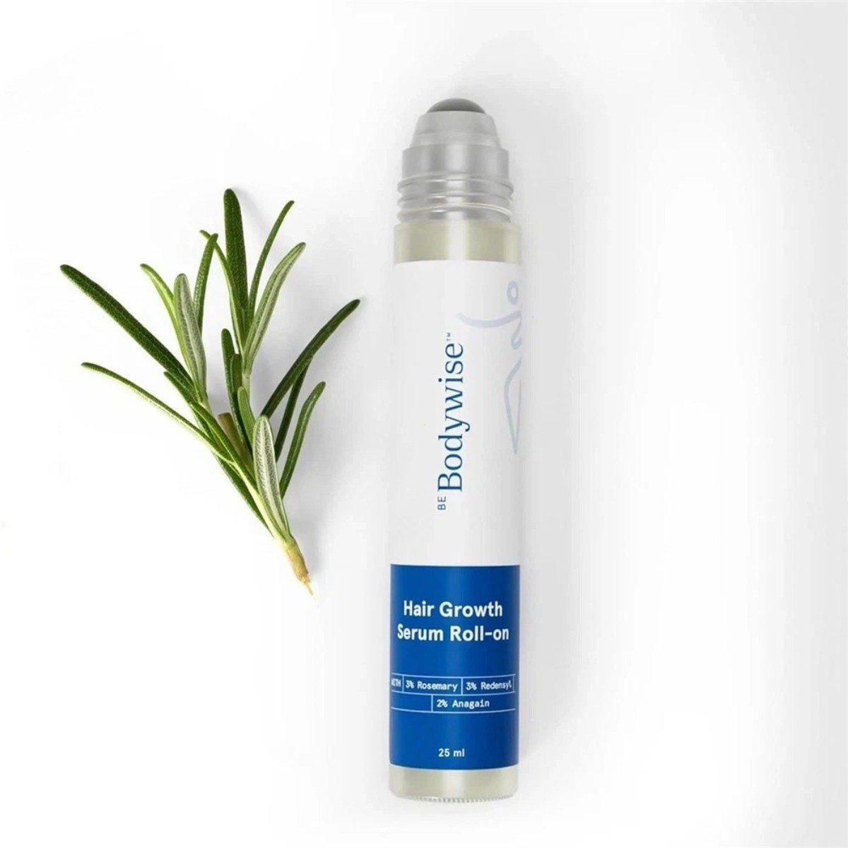 Be Bodywise Hair Growth Roll-On Serum Rosemary Redensyl Anti Hair Loss Scalp Oil