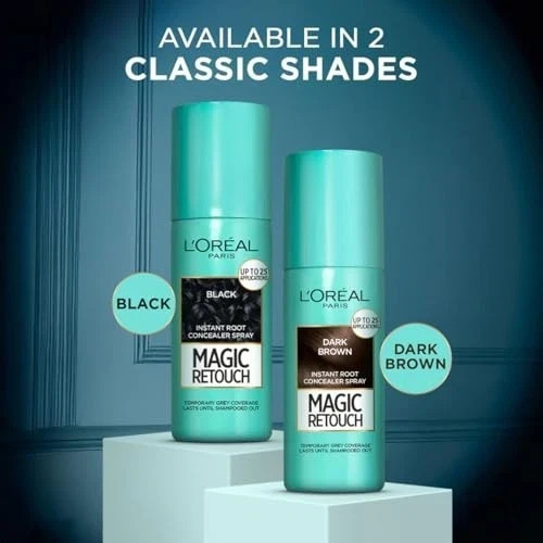 LOreal Paris Magic Retouch Root Concealer Dark Brown 75ml Pack of 4