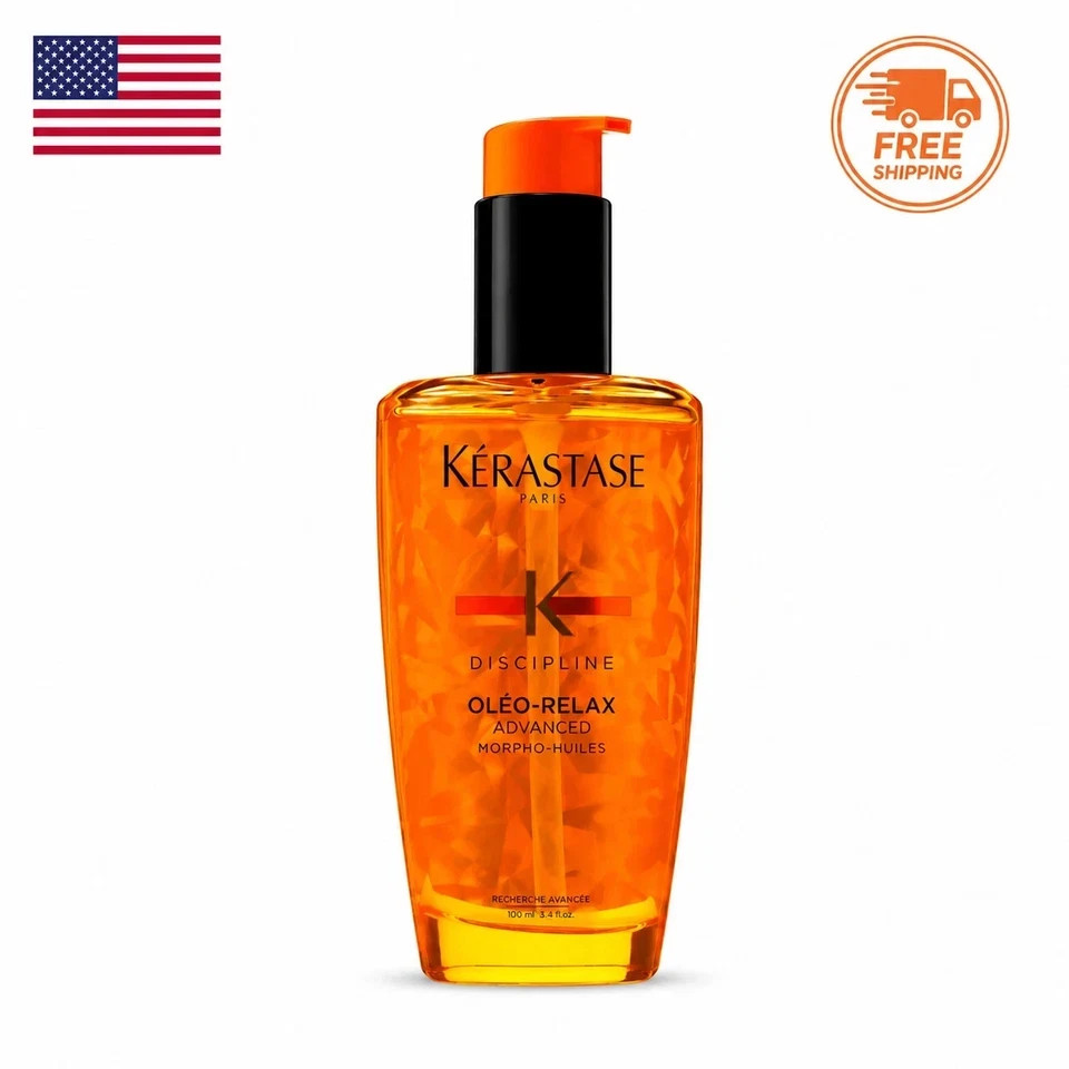 KERASTASE Discipline Oleo-Relax Advanced Oil, 100ml NEW in Box! Sealed pack
