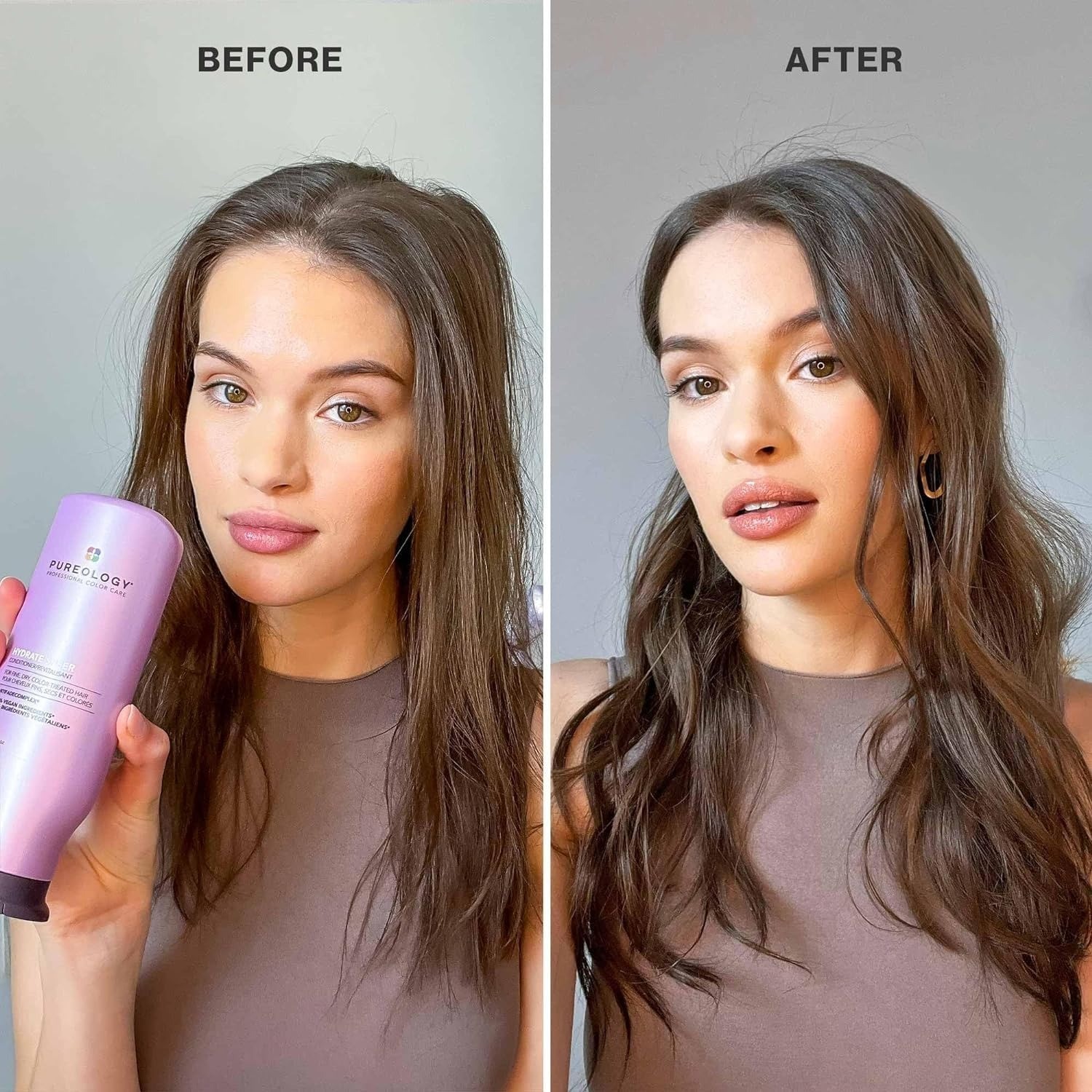 Pureology Hydrate Sheer Conditioner 9 fl oz – Vegan, Silicone-Free