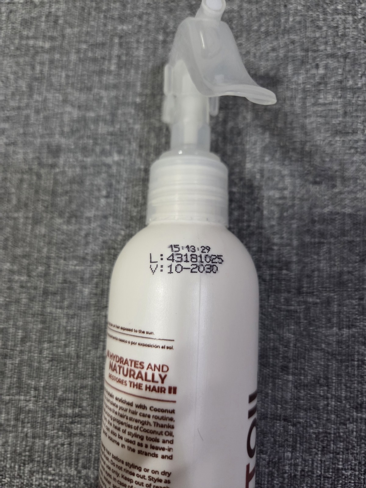 Activee Coconutoil Protein Spray
