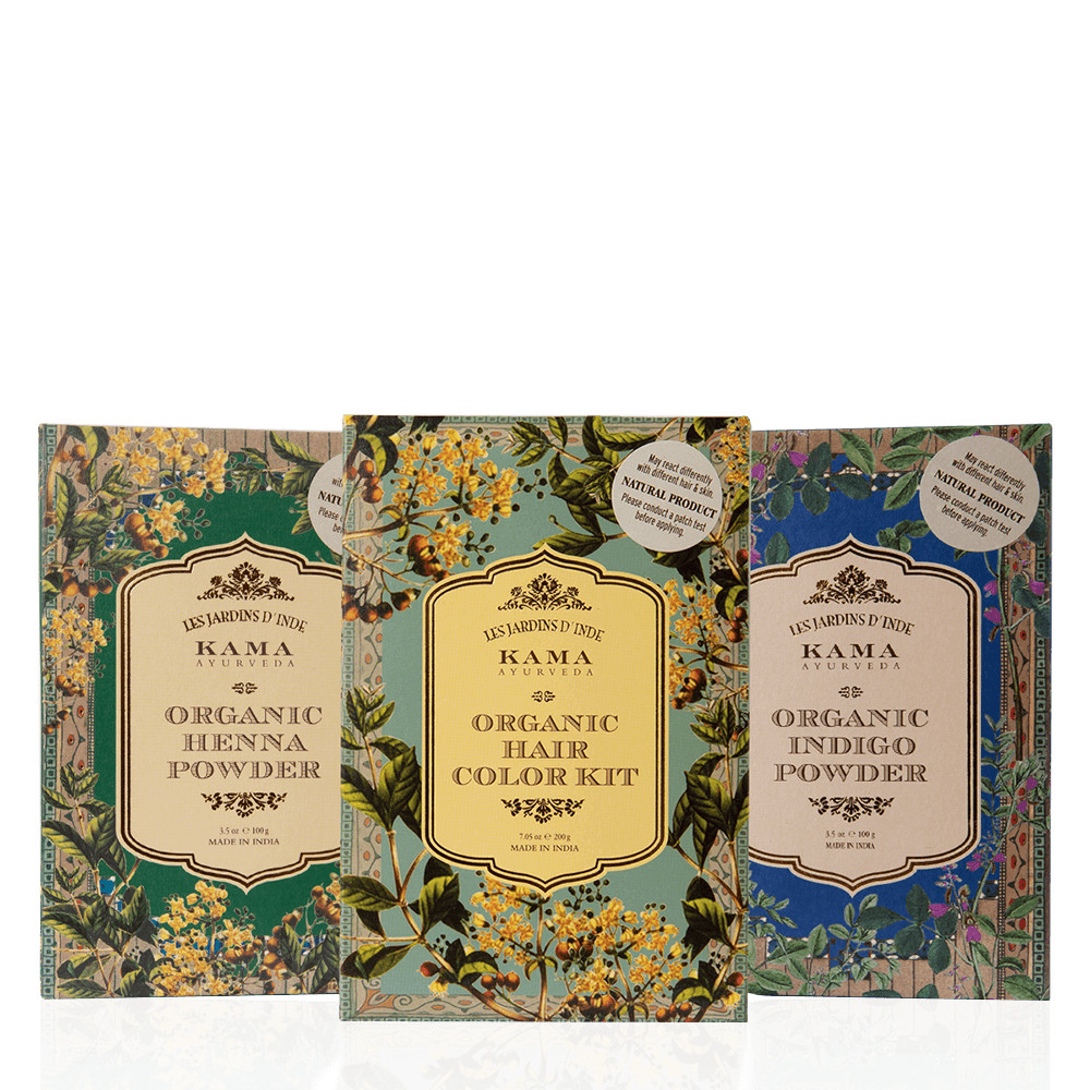 Kama Ayurveda Natural Hair Color Kit | Replenishes Hair & Prevents Breakage