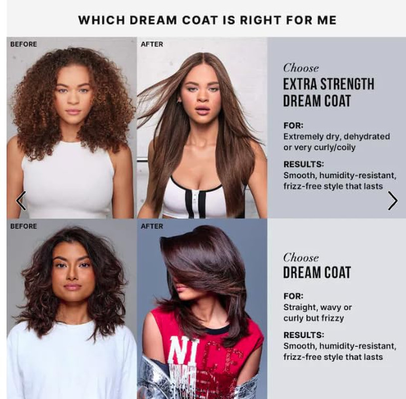 COLOR WOW Dream Coat – Anti-Humidity Frizz Control Spray for Glass Hair | Anti-F