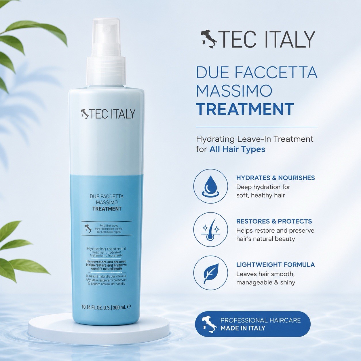Tec Italy – Due Faccetta Massimo Treatment – 10.14 fl oz