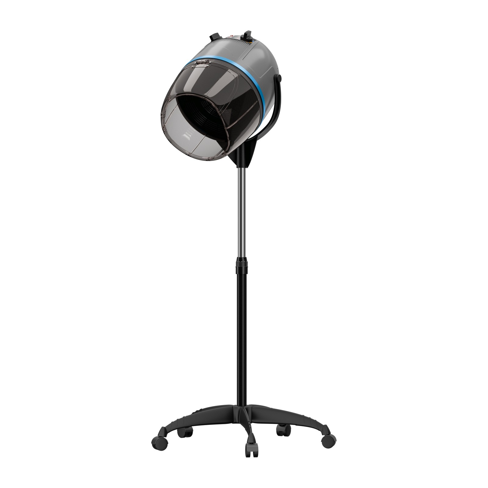 1300W Hair Bonnet Dryer Hot Perm Adjustable Height Salon Use Professional Gray