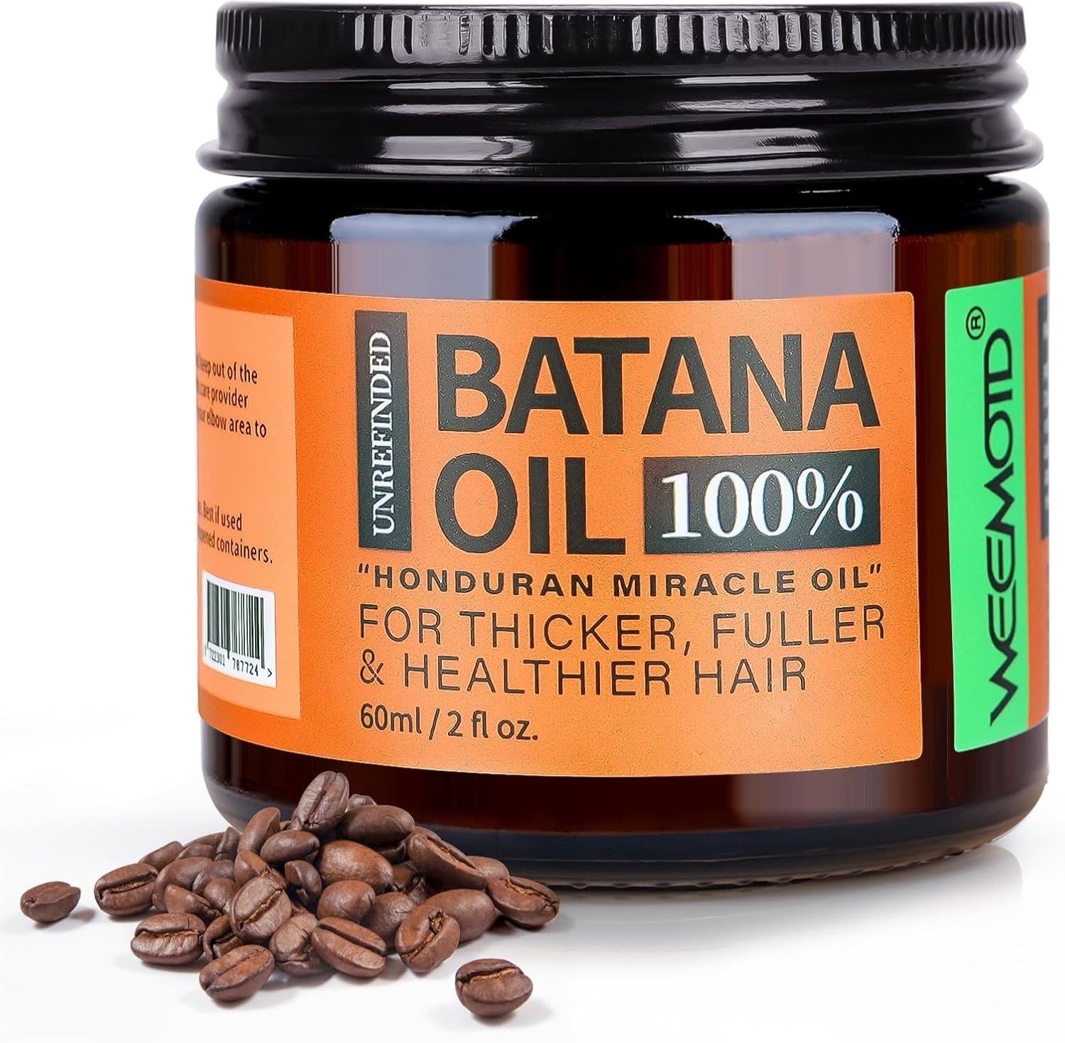 Batana Oil for Hair Growth Dr Sebi, 100% Raw 2 Fl Oz (Pack of 1), Brown