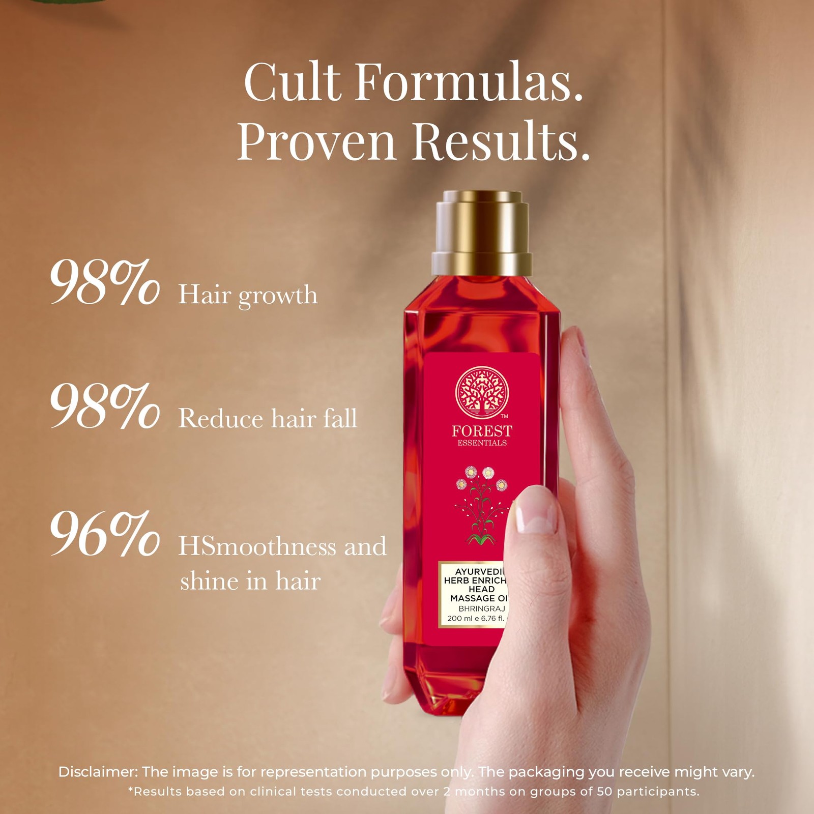 Forest Essentials Bhringraj Hair Oil | Ayurvedic Hair Growth & Dandruff Control