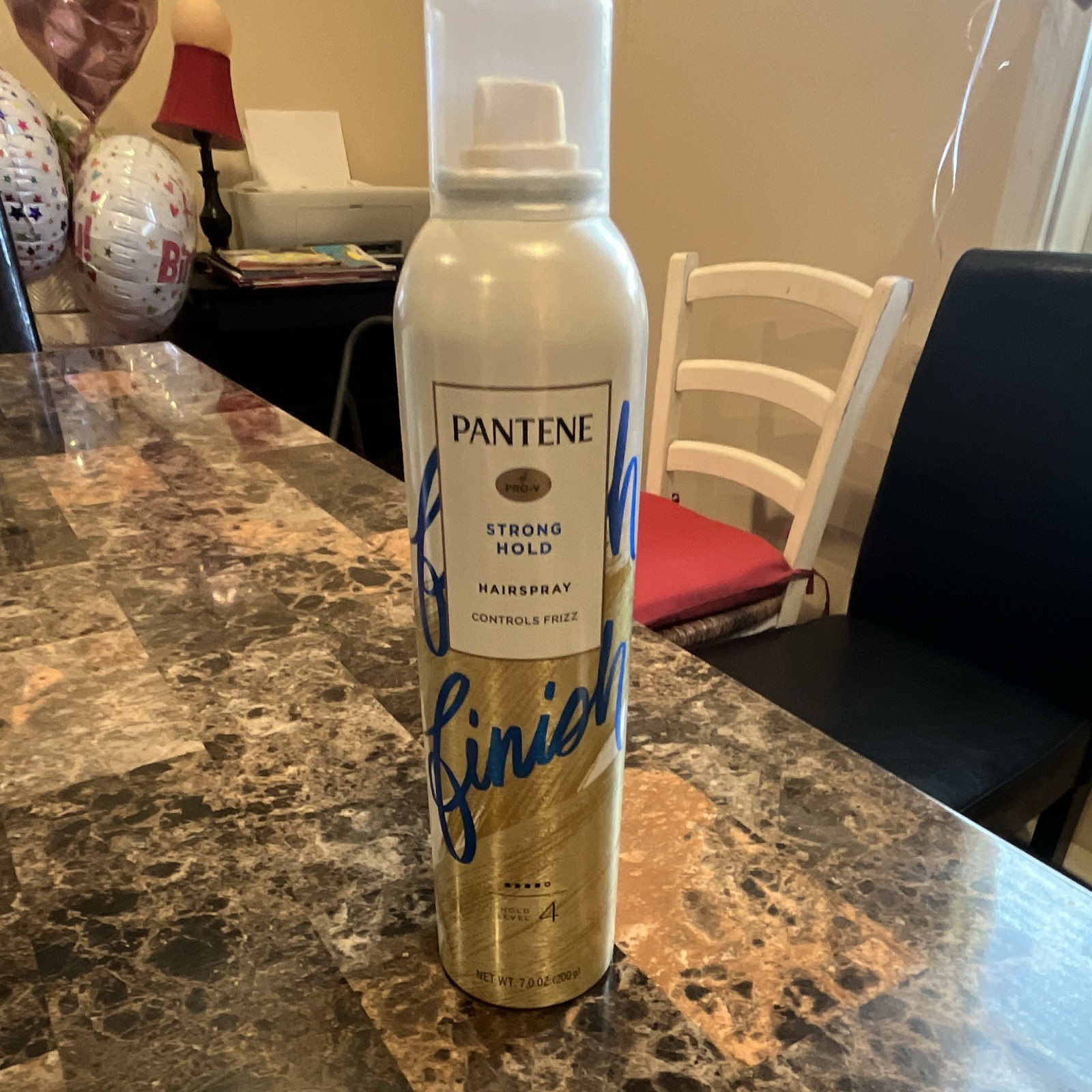 Pantene Pro-V Strong Hold Anti-Frizz Hairspray Spray 7 oz, Unisex Adult
