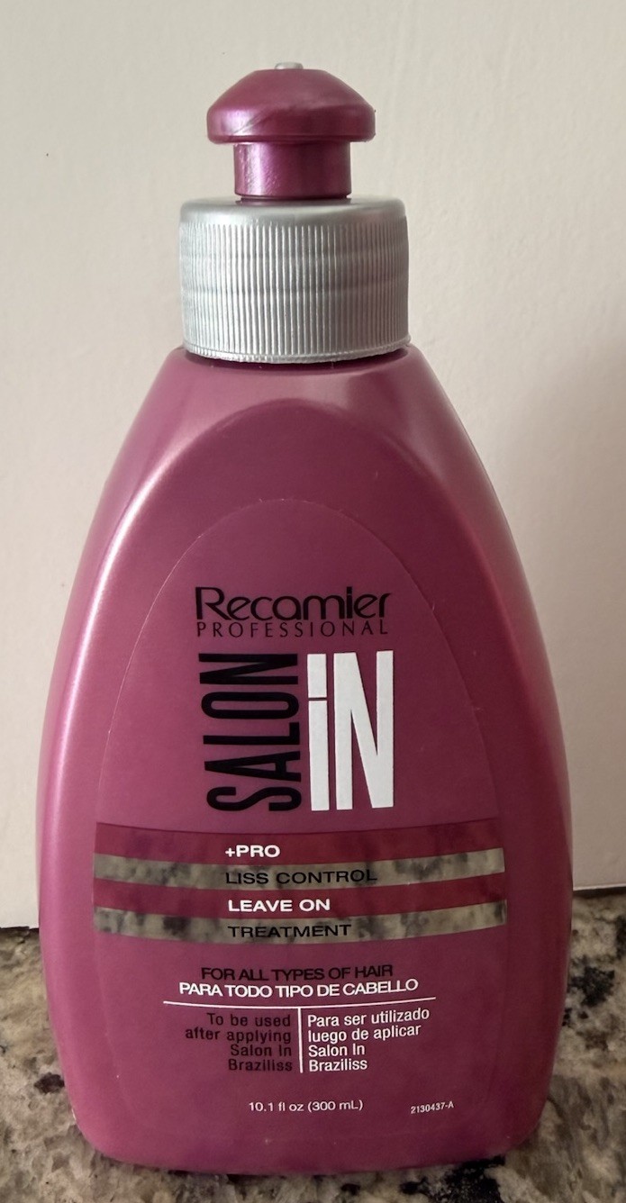 Salon In Recamier +Pro Liss Control Leave On Treatment – NEW 10.1fl oz.