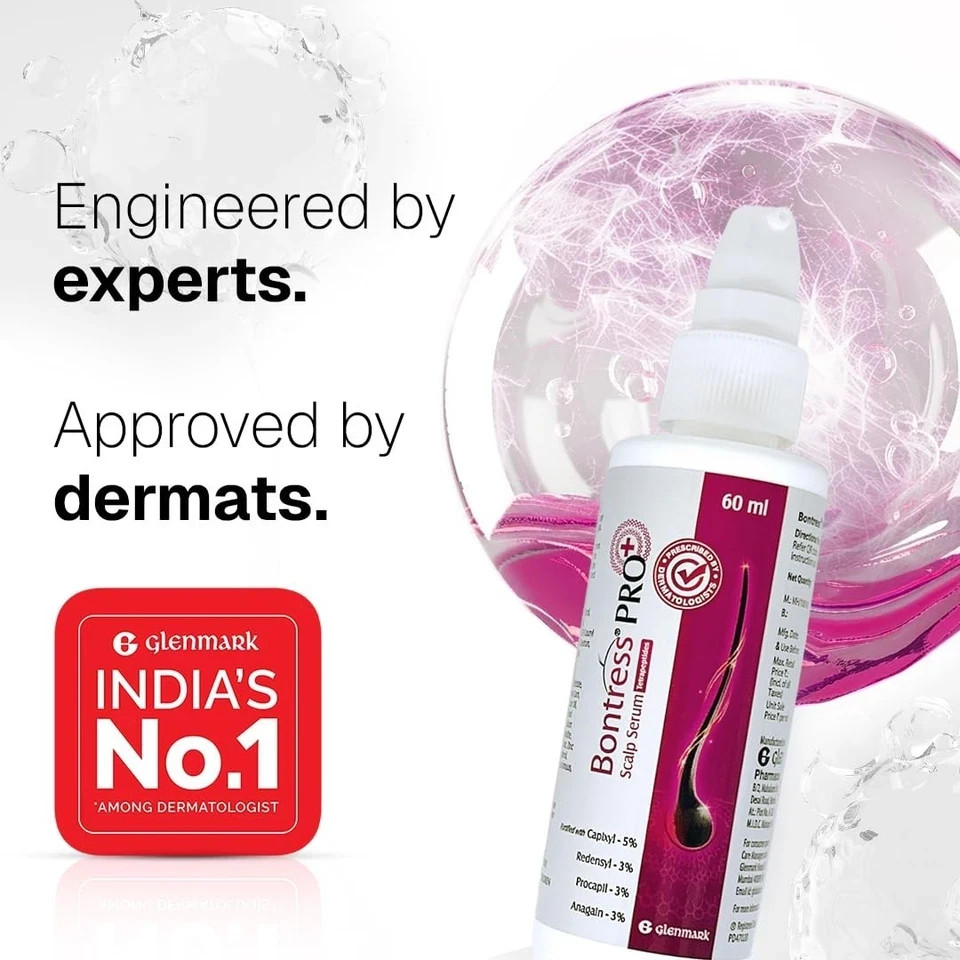 Bontress PRO+ Scalp Serum Dermat recommended Hair Growth in 28 Days 60ml
