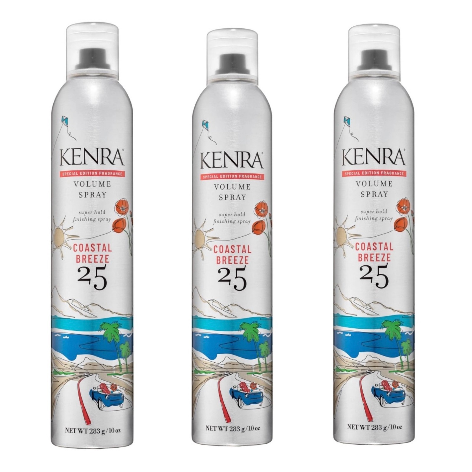 Kenra Professional Volume Spray 25 Super Hold – 10 OZ LIMITED EDITION (LOT OF 3)