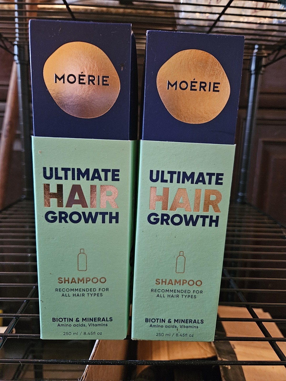 New Sealed Moerie Ultimate Hair Growth Shampoo w/ Biotin Vits & Minerals 5.07 oz
