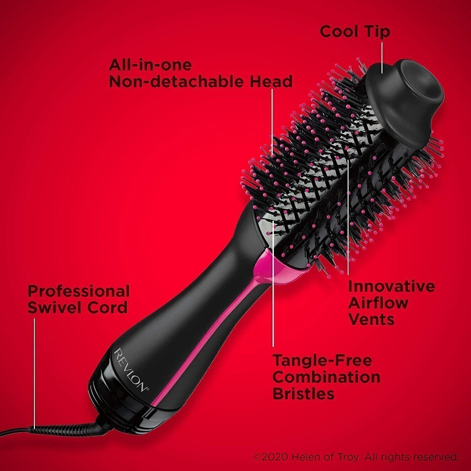 New REVLON One-Step Volumizer Enhanced 1.0 Hair Dryer and Hot Air Brush US