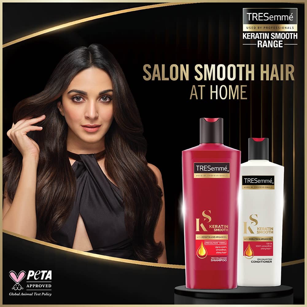 Hair Shampoo and Serum Kit 340ml Shampoo & 50ml Serum for 48H Frizz Control