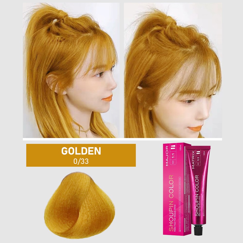 SHOUPIN Hair Coloring Shampoo Micro Tide Color Single Hair Cream 56 Colors 100ml