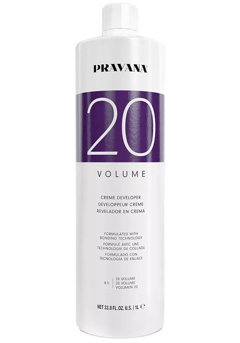 Pravana Creme Developer 20 Volume – 33.8 oz new