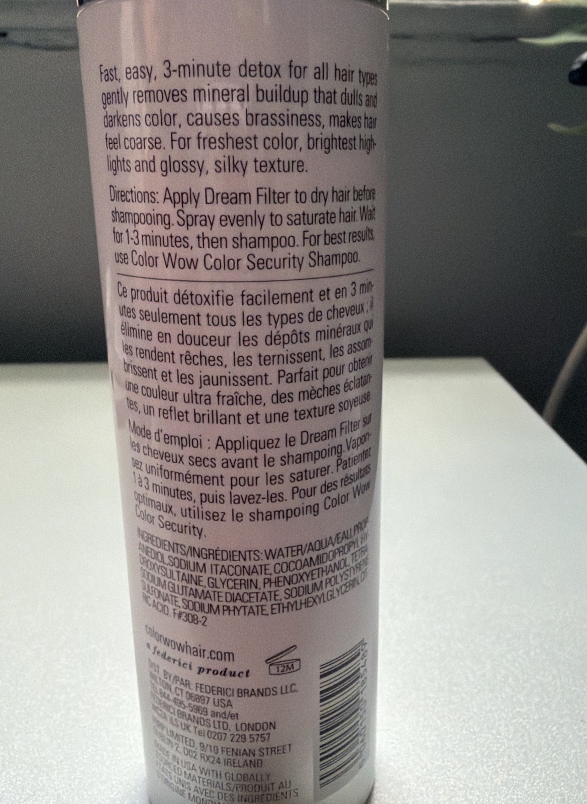 Color Wow Dream Filter Pre-Shampoo Mineral Detox Treatment, 6.7 fl oz