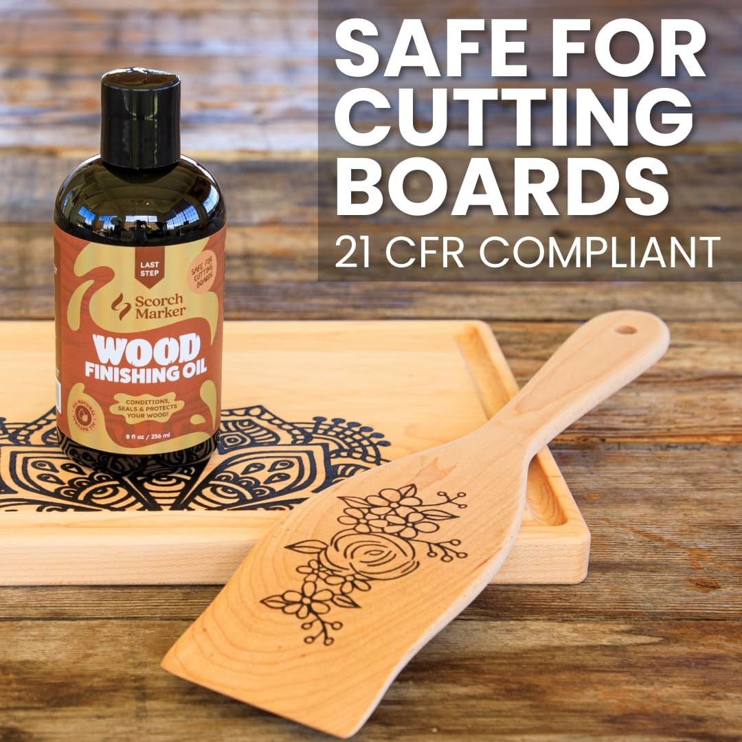 Food Safe Cutting Board Oil – Butcher Block & Wood Conditioner, 8oz, MCT Oil