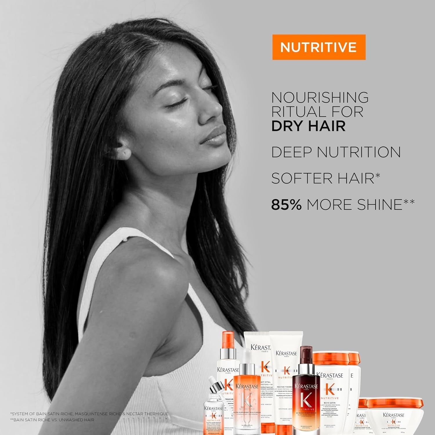 Kerastase Nutritive – Bain Satin Shampoo 31062262 Free Ship