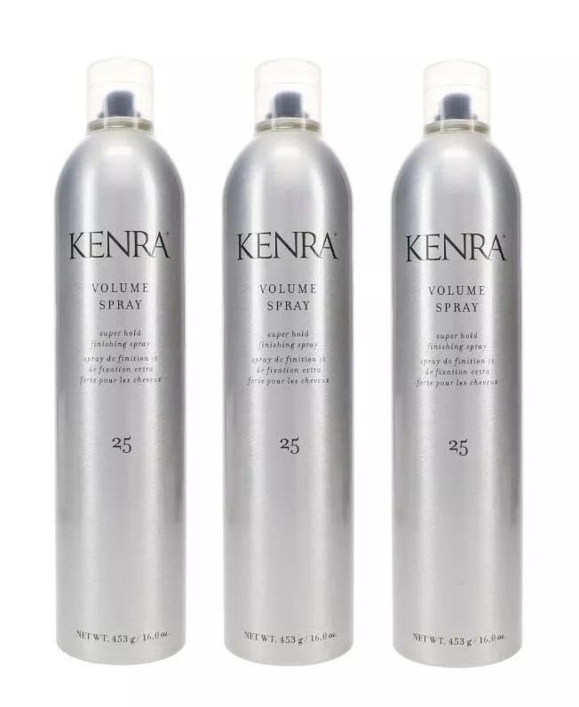 Kenra 25 Super Hold Finishing Spray 16 oz pack of 3