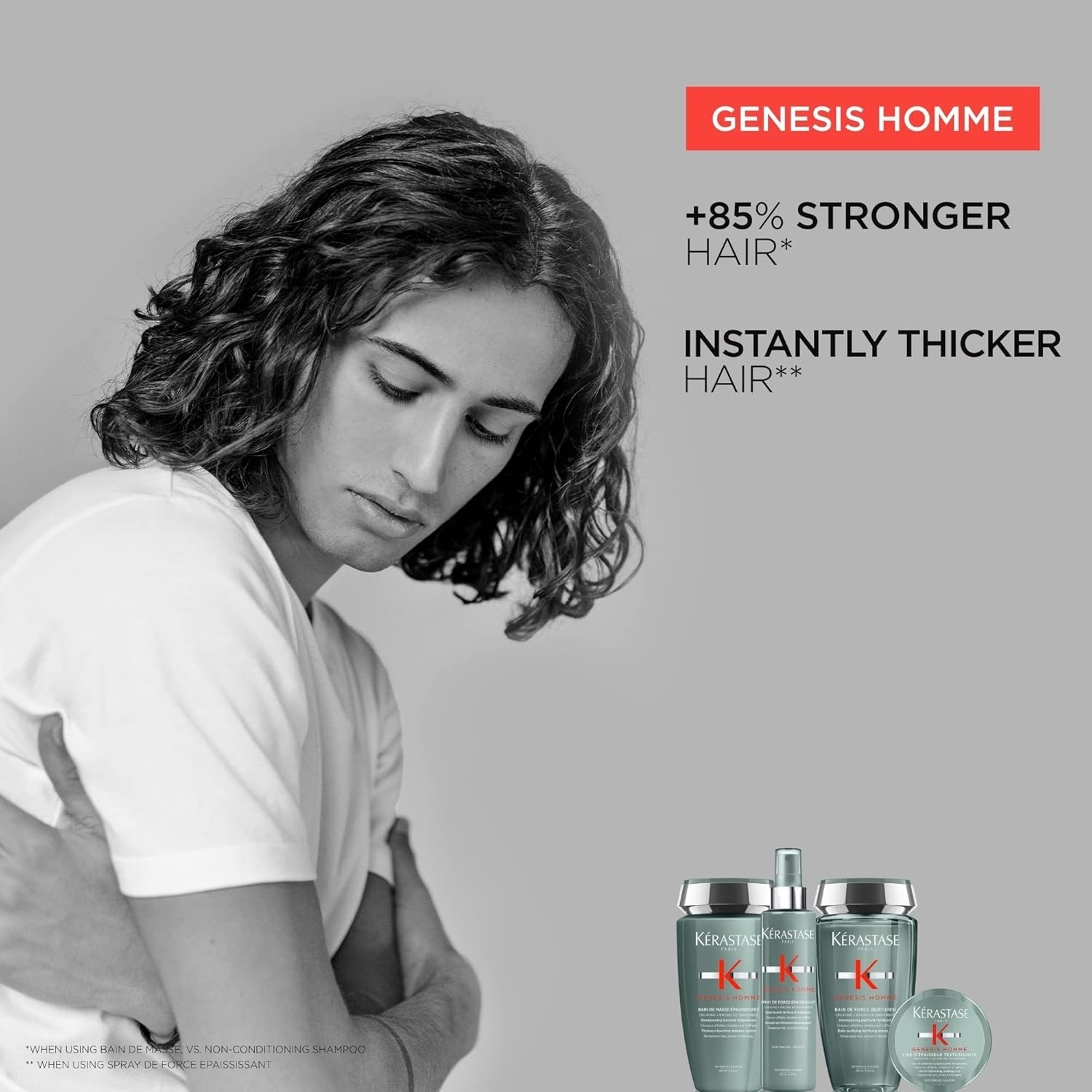 Kerastase Genesis Homme – Bain de Force Quotidien Shampoo 31070286
