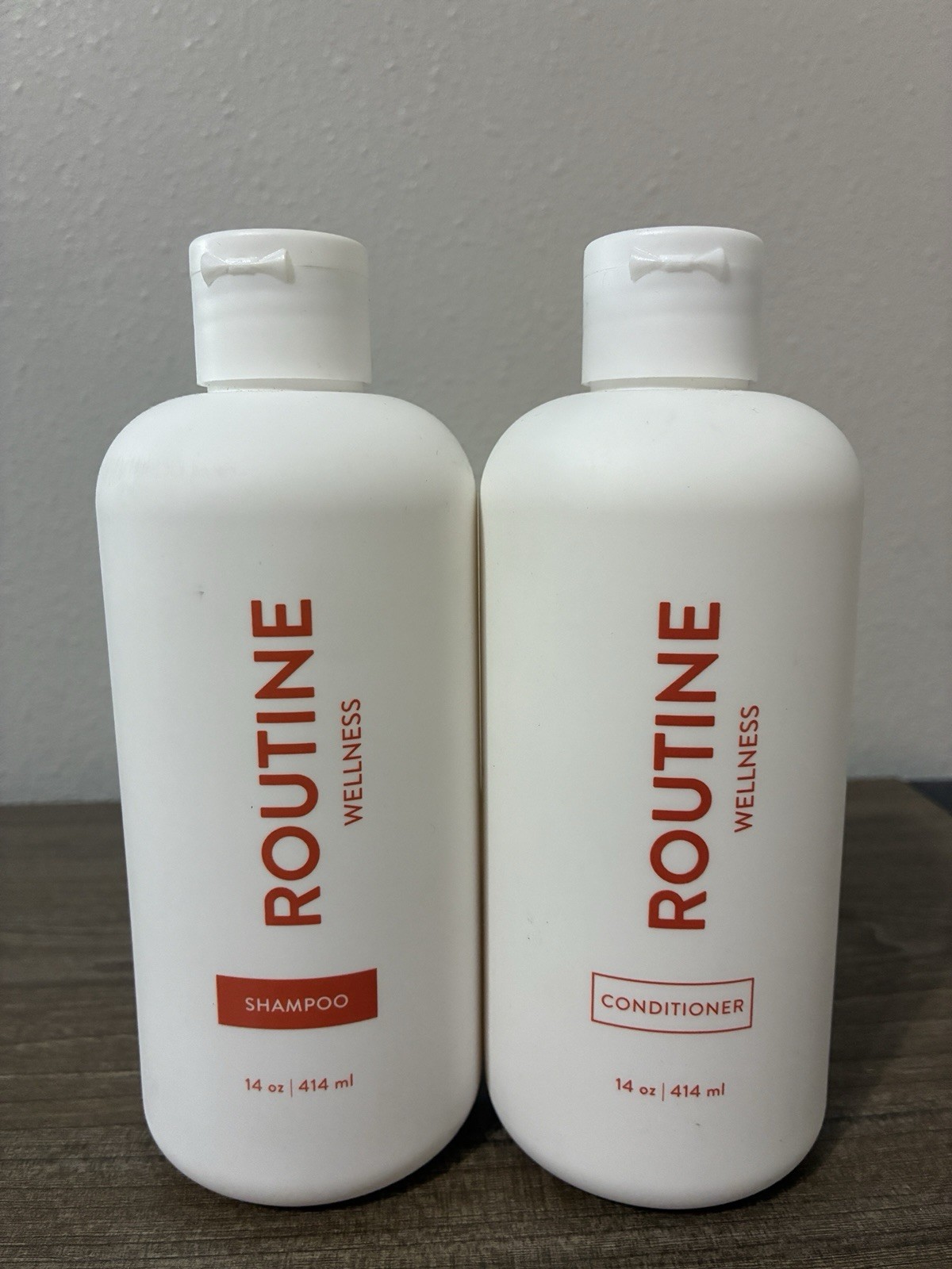 Routine Wellness Shampoo & Conditioner Set, 2 Bottles 14 oz / 414 ml