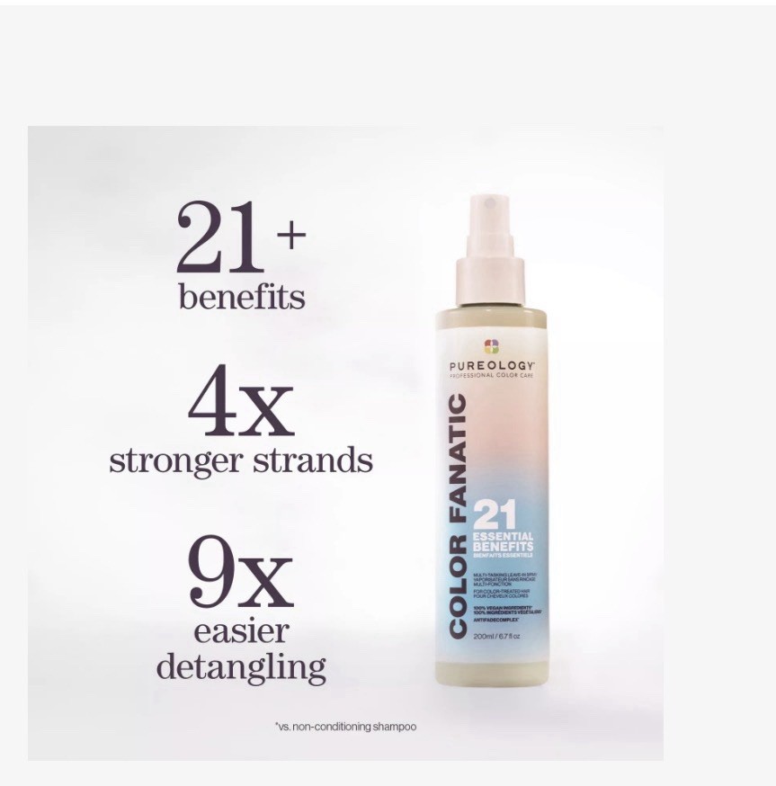 New, Sealed Pureology Color Fanatic Multi-Tasking Leave-In Conditioner 13.5 Oz