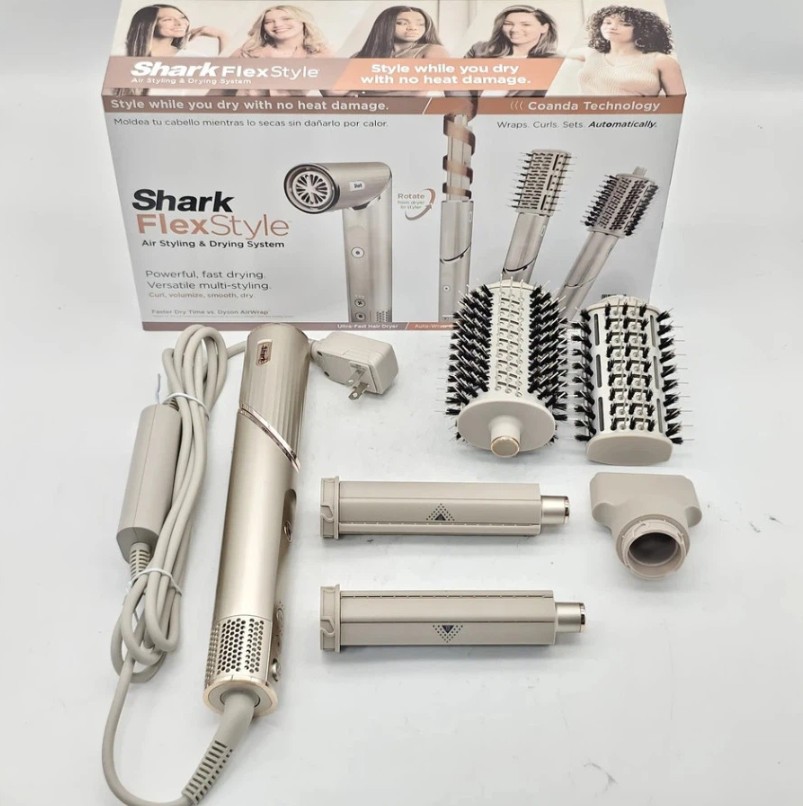Shark Flex Style 1300W Air Styling & Drying System – Stone (HD430) Open US STOCK