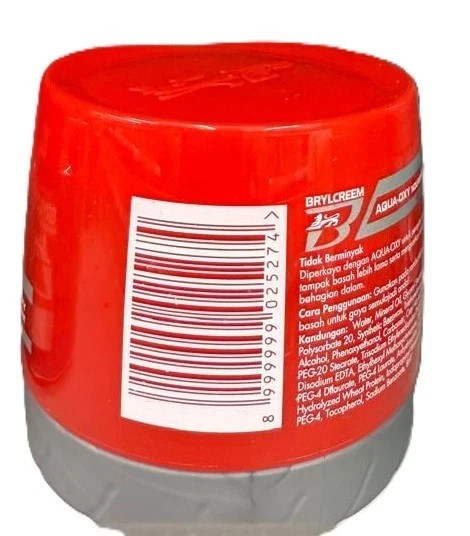 BRYLCREEM Styling Hair Cream With Aqua Oxy Original 125ml – 1 Pack