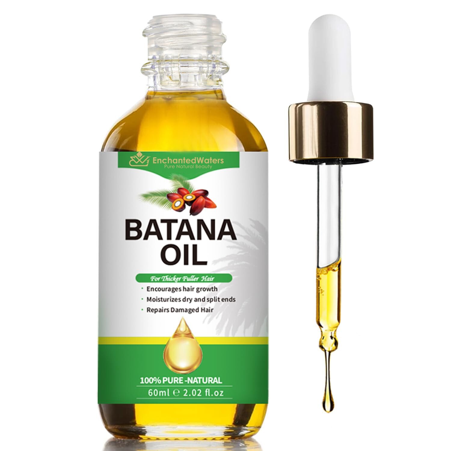 Batana Oil – 100% Organic – Pure, Natural Healthy Hair Growth & Skin Moisturizer