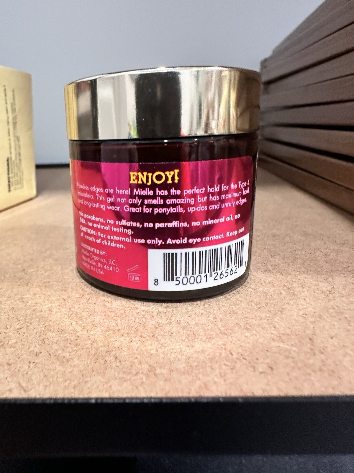Mielle Pomegranate & Honey Super Hold Edge Gel Edge Control 2 oz Clear