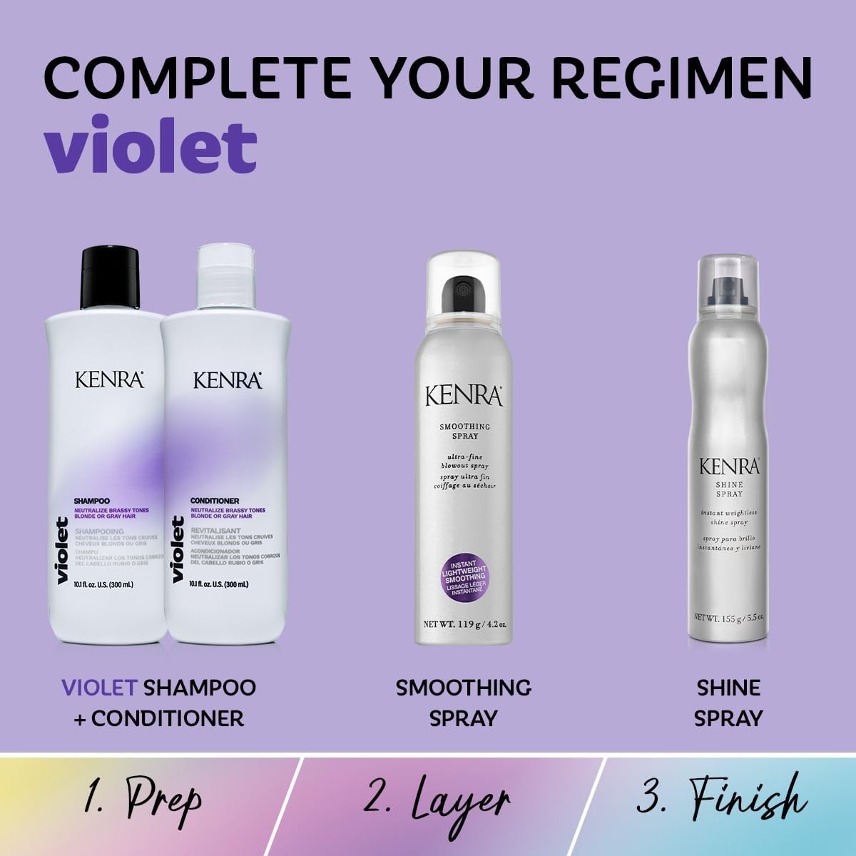 Violet Conditioner for Brassy Tones | Purple Pigment, Moisturizes & Enhances Blo