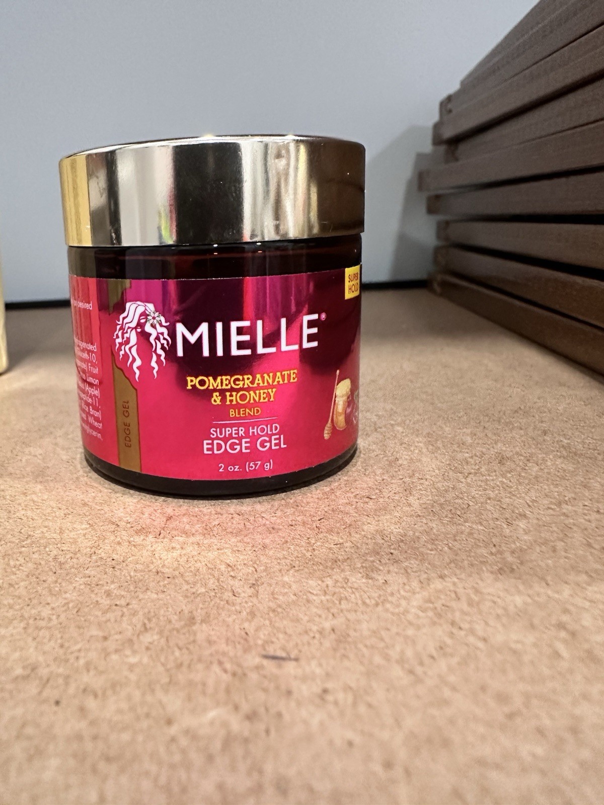 Mielle Pomegranate & Honey Super Hold Edge Gel Edge Control 2 oz Clear
