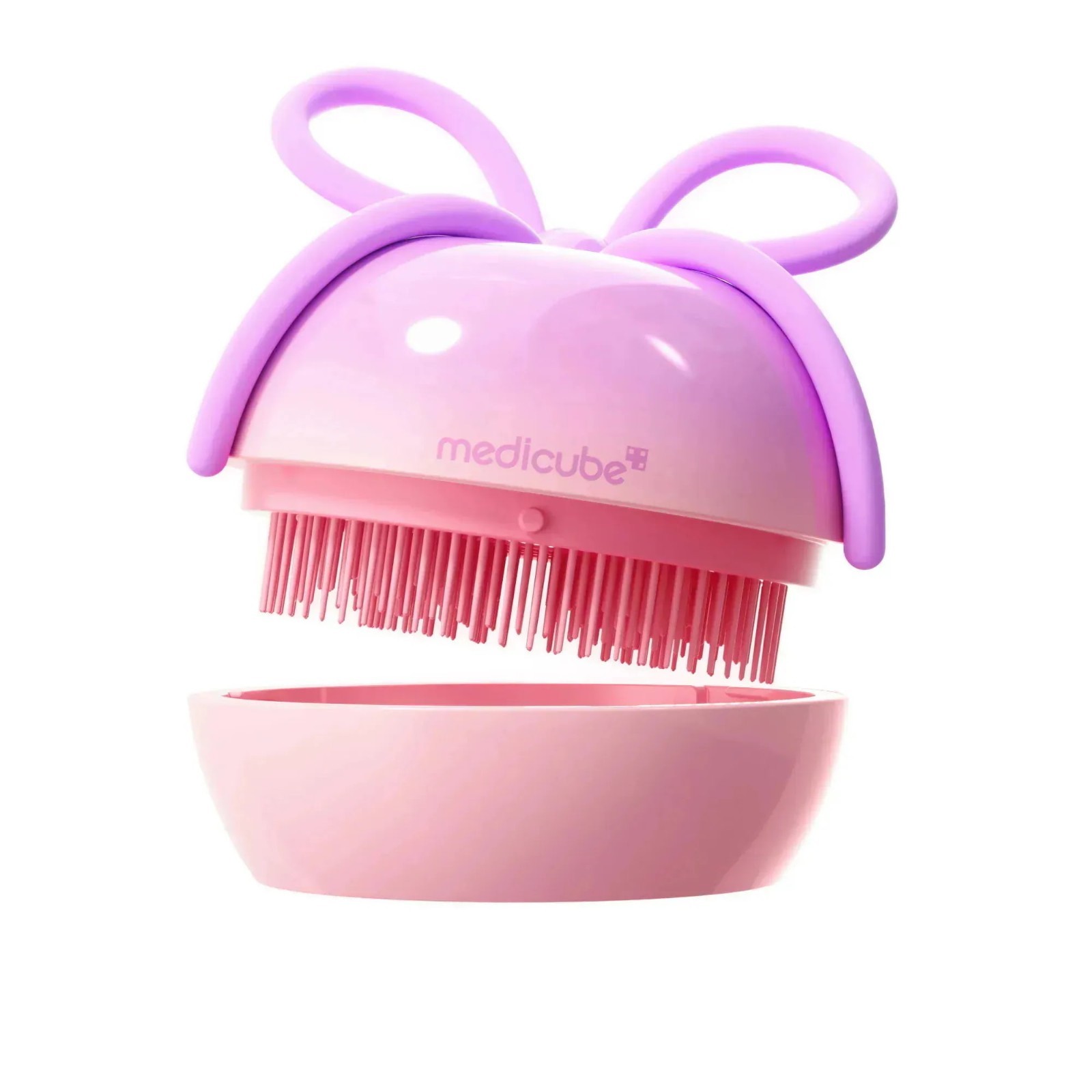 medicube x FOREVER:CHERRY Hairbrush Ribbon Cherry Violet Pink New