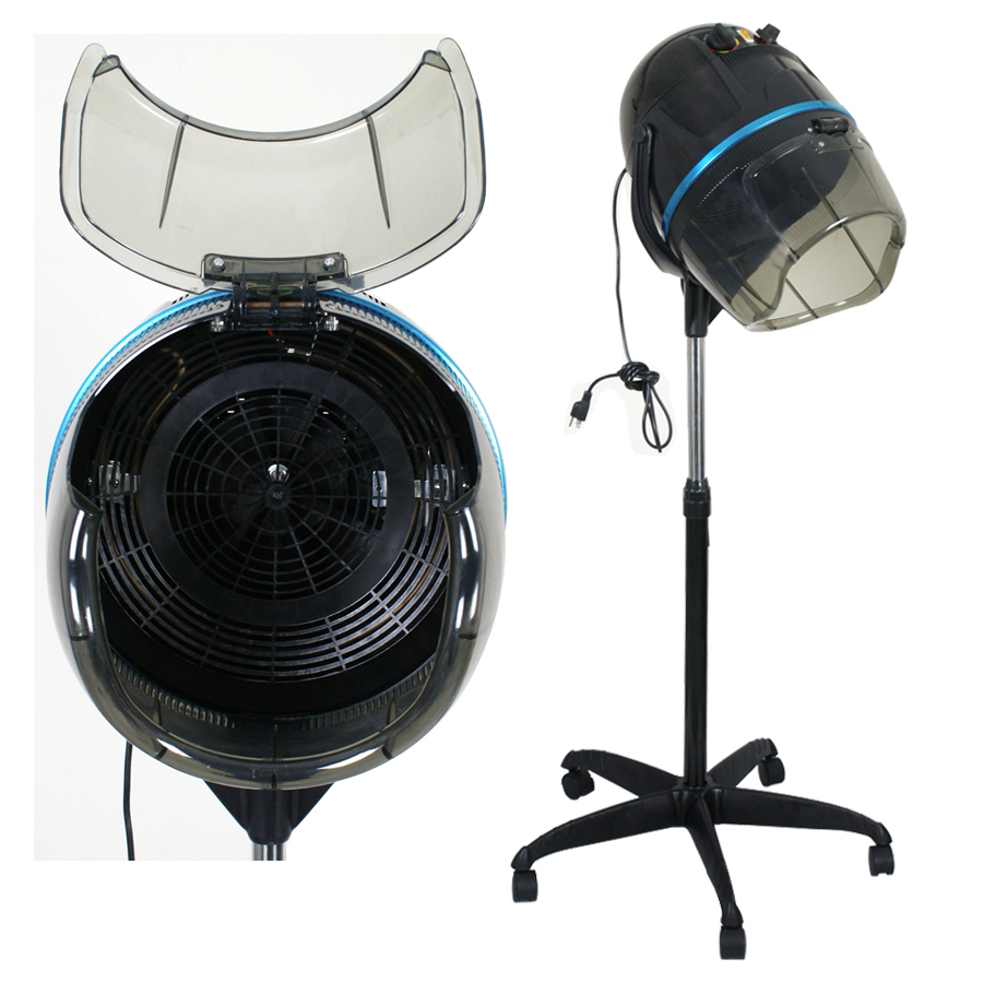 Pro 1300W Bonnet Hood Hair Dryer Height Adjustable W/Timer & Casters Hot Perm