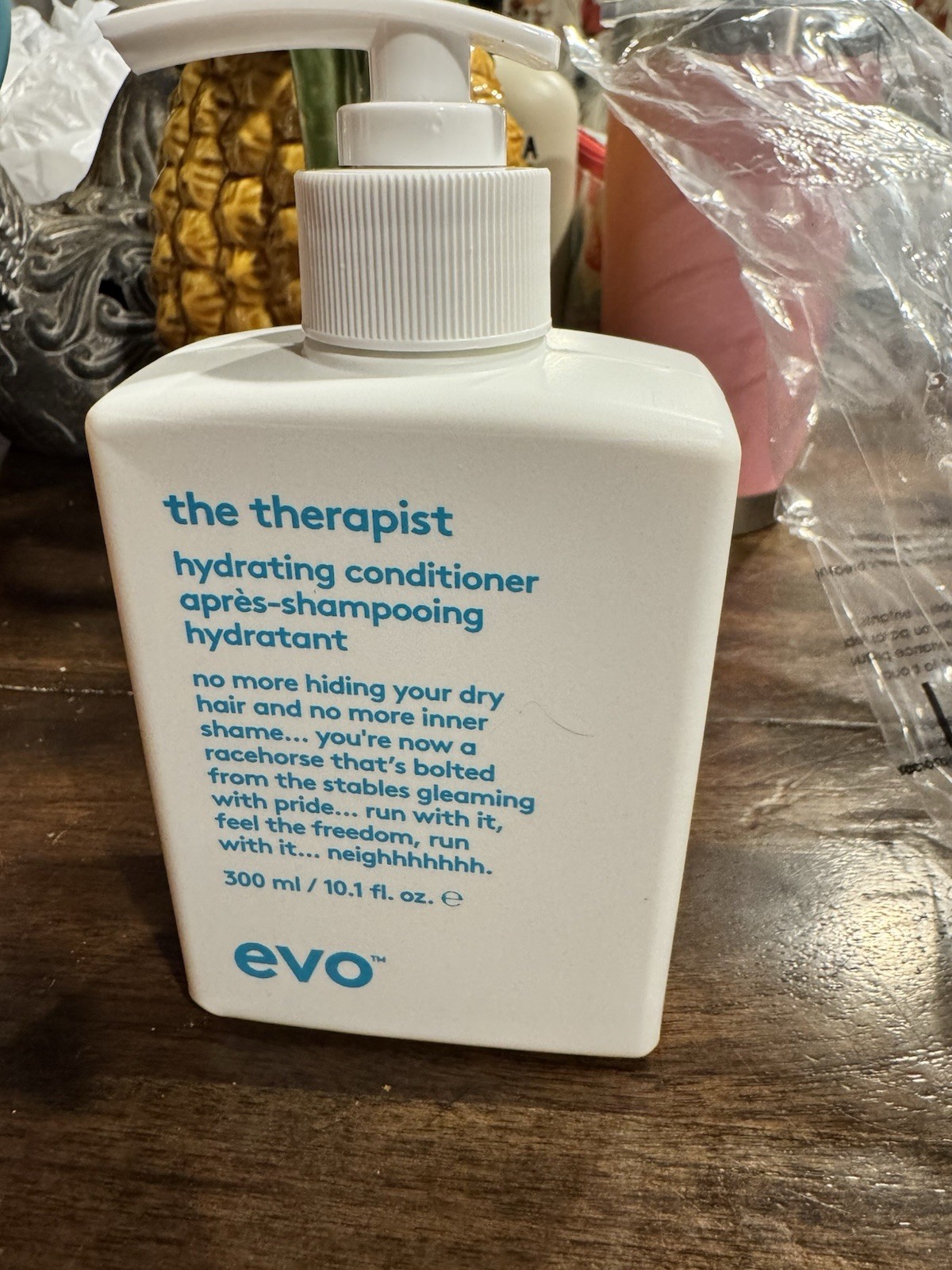 evo The Therapist Hydrating Conditioner, 10.1 fl oz Pump Bottle