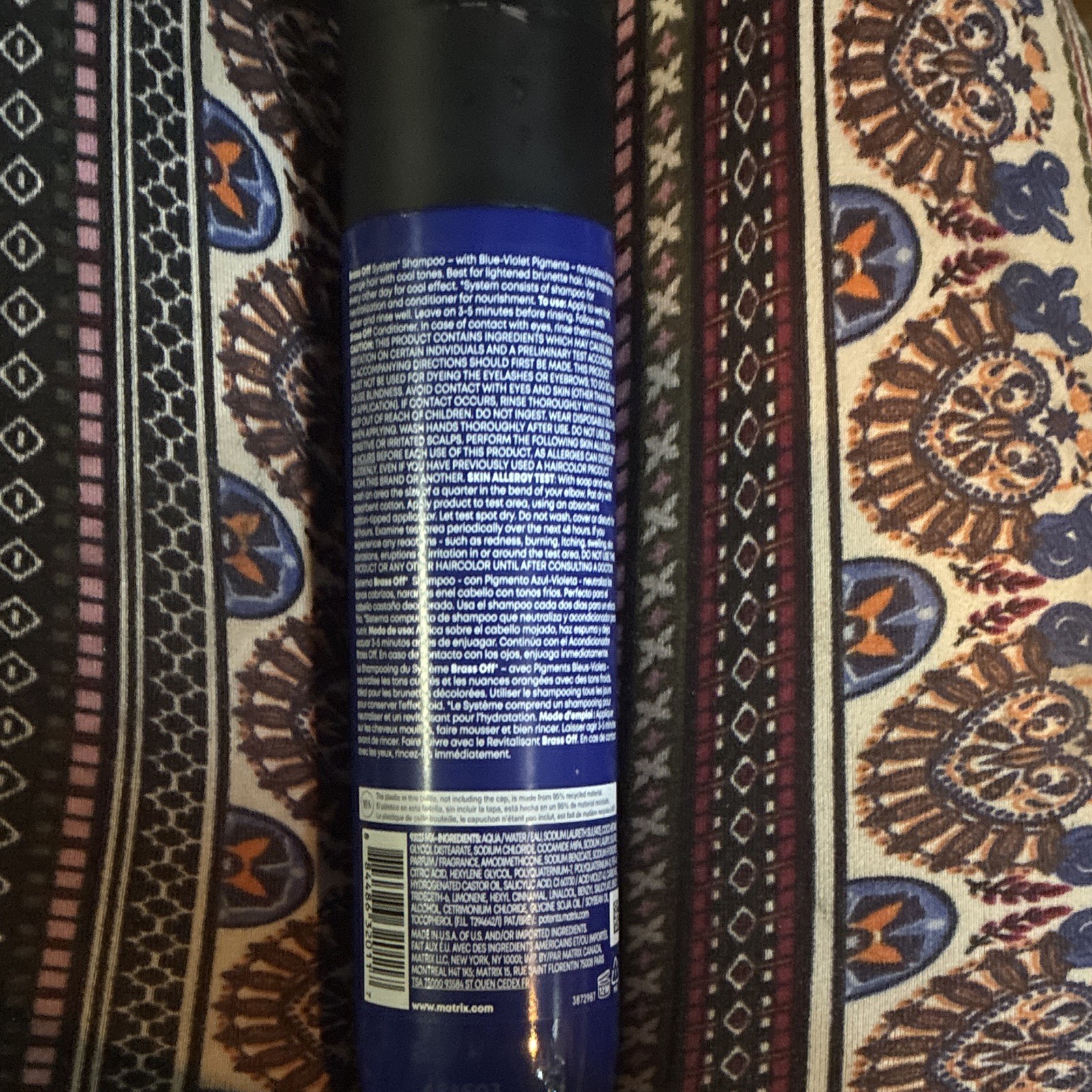 Matrix Brass Off Blue Shampoo, Brunette, 10.1 oz