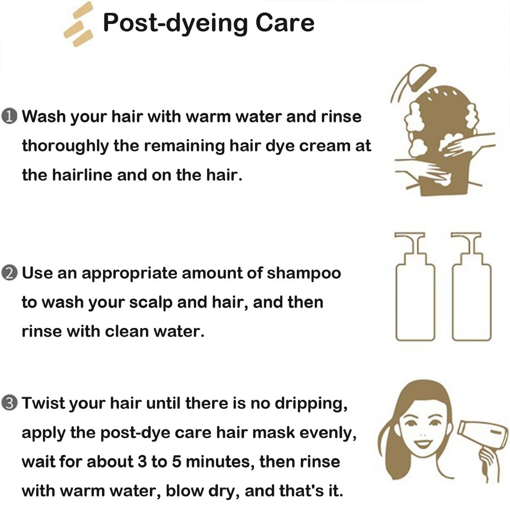 Shoupin Hair Dye, Hair Color No Bleaching Hair Nourishing Coloring Hairdye 3.4oz