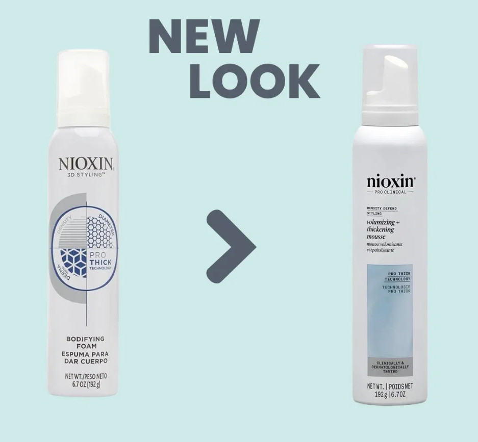 Nioxin Pro Clinical Volumizing + Thickening Mousse 6.7oz New packaging