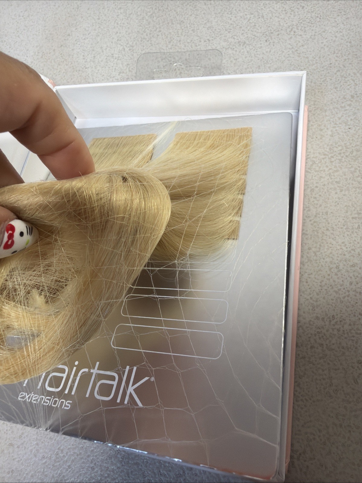 Hairtalk Original Plus Tape Extensions 13in Color 60A – 12 Bands 1.6WIDE