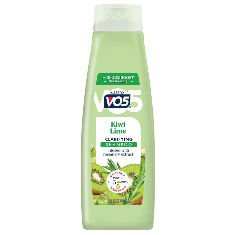 (2 pack) Alberto VO5 Kiwi Lime Clarifying Shampoo with Rosemary Extract, Paraben