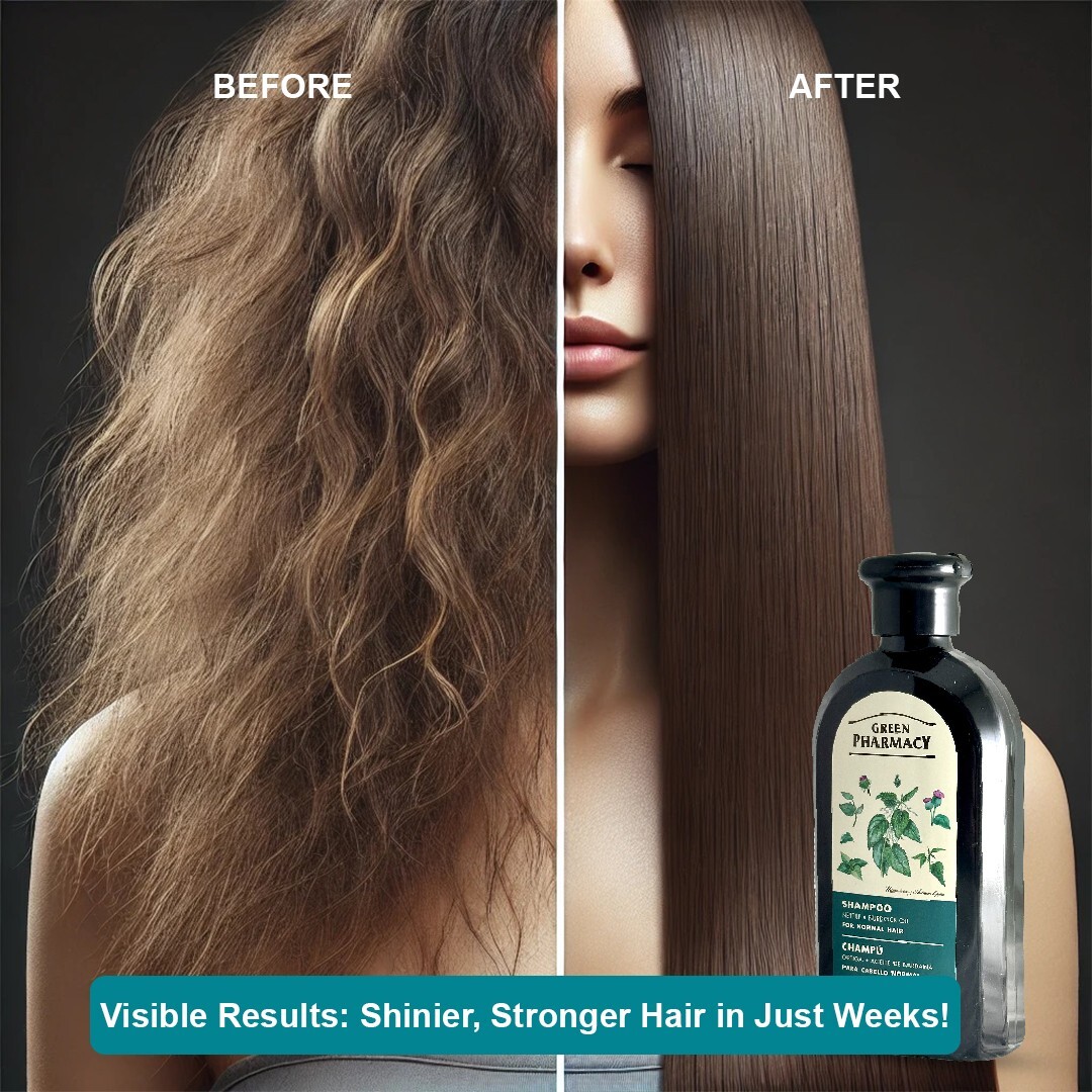 Nettle & Burdock Oil Shampoo for Normal Hair. Strengthens Hair, Enhances Shine