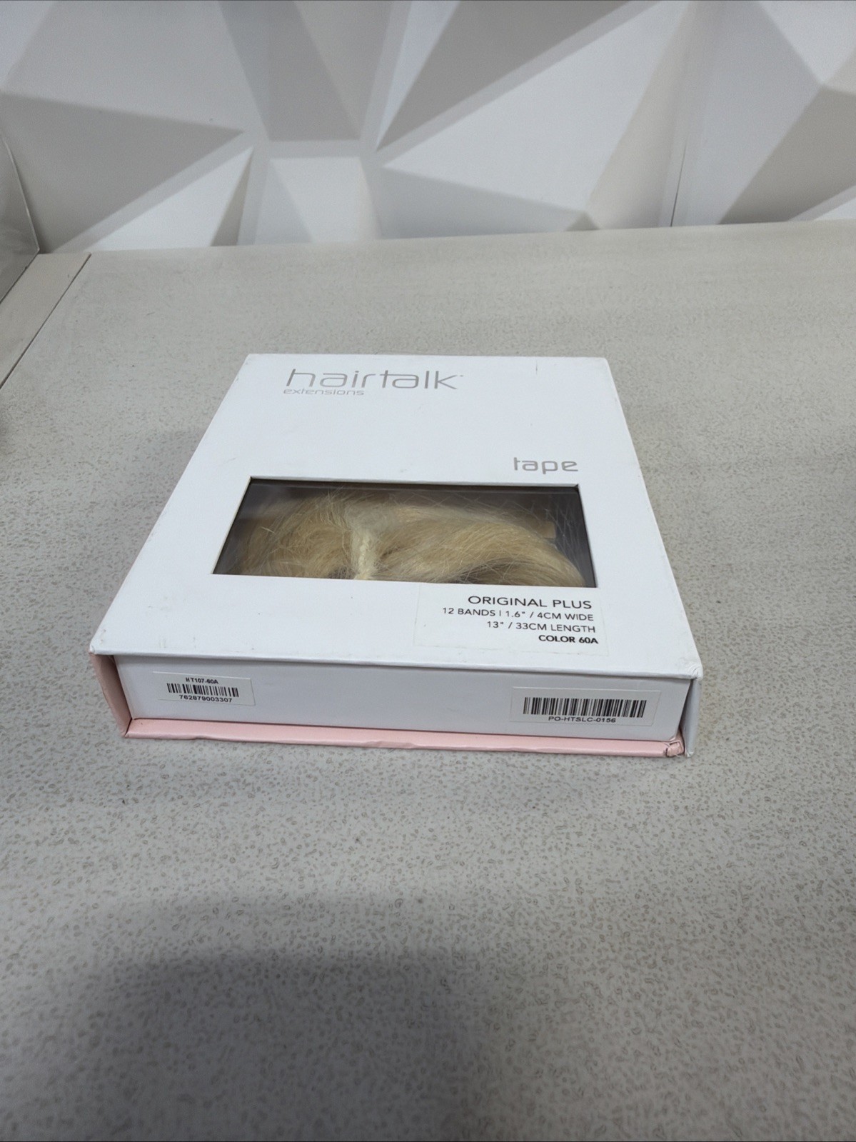 Hairtalk Original Plus Tape Extensions 13in Color 60A – 12 Bands 1.6WIDE