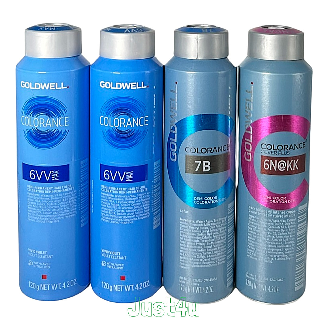 Goldwell Colorance Demi Permanent Hair Color, 4.2 oz | Made in Germany.